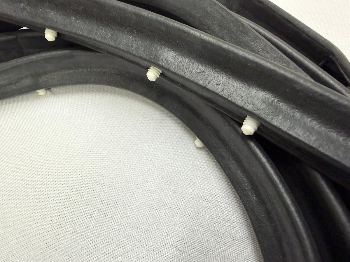 1963-1964 CHEVROLET IMPALA 2 DOOR HARDTOP or CONVERTIBLE DOOR FRAME WEATHERSTRIPS RUBBERS SEALS 1PAIR / BEL AIR BISCAYNE PONTIAC BUICK CADILLAC OLDSMOBILE