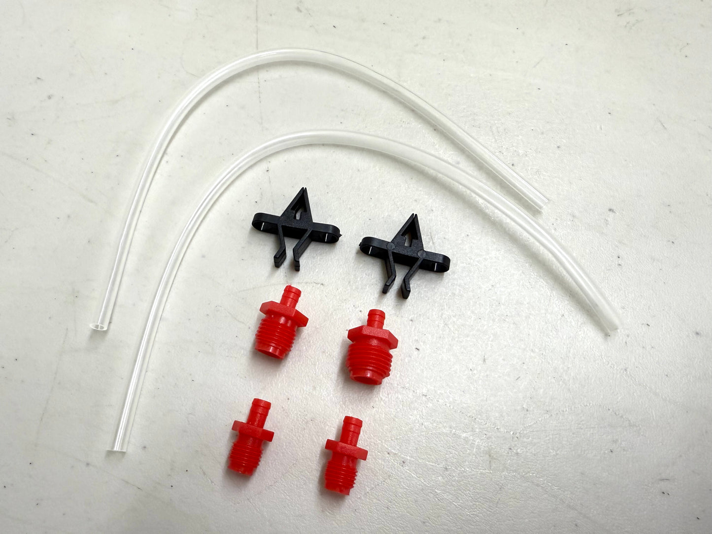 1958-1964 CHEVY FULL-SIZE / IMPALA 8" POWER BRAKE DUAL BOOSTER MASTER CONVERSION KIT (FOR DISC & DISC BRAKE) / BLACK & SILVER COMBO