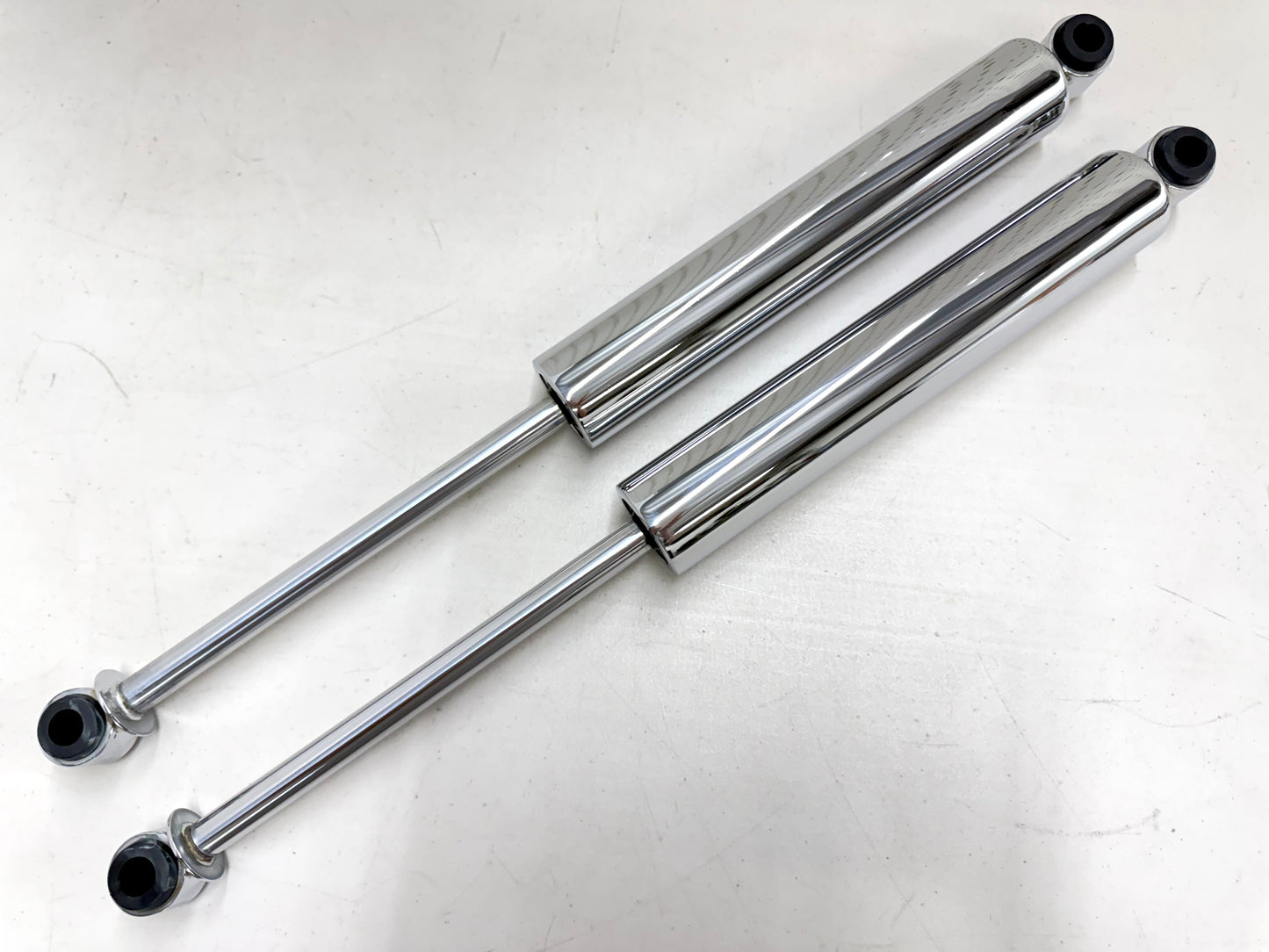 1958-1970 CHEVY IMPALA HEAVY DUTY EXTEND REAR SHOCK ABSORBERS 1PAIR / CHROME FINISH (EXTEND 24INCH)