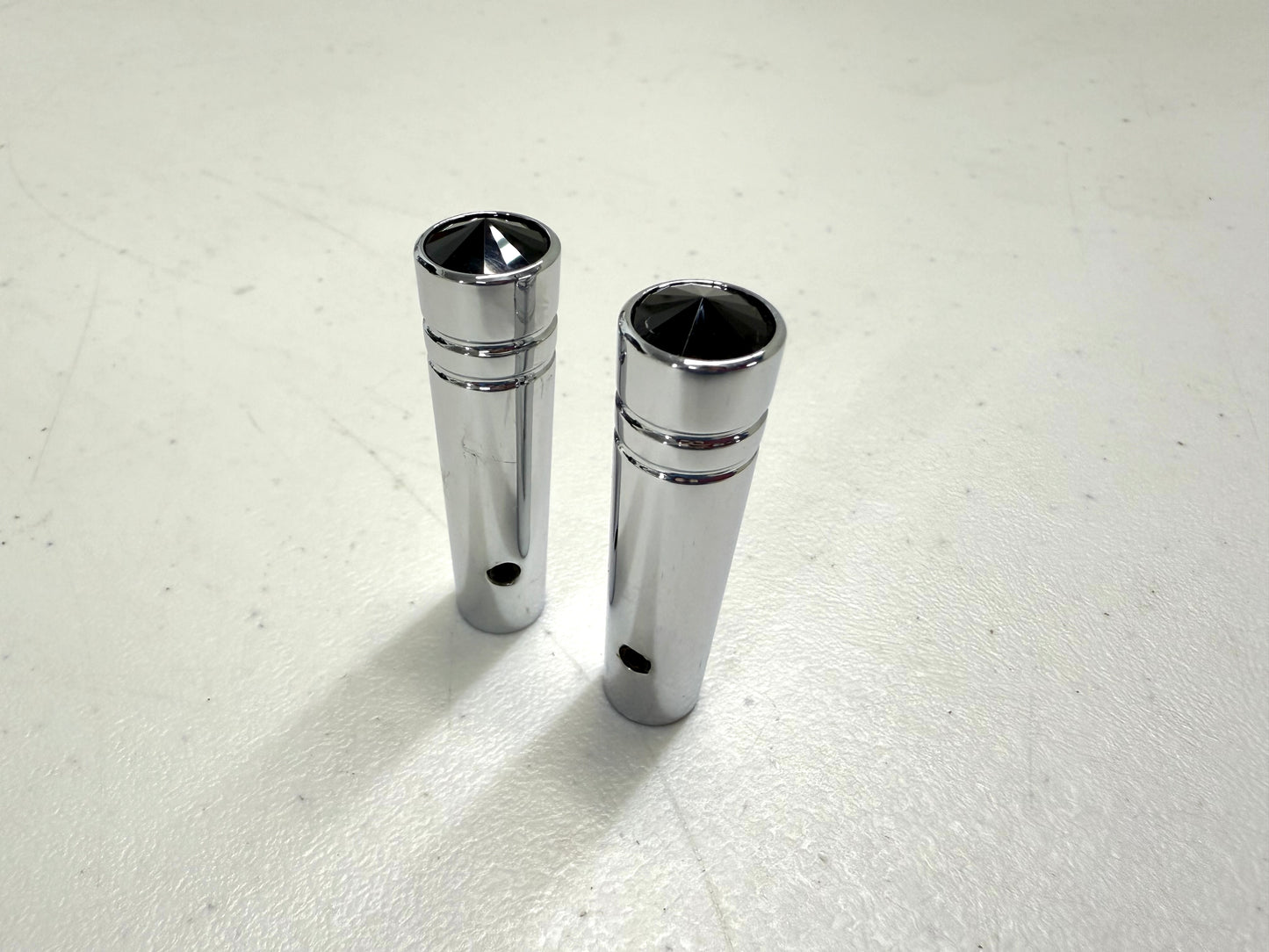 CHROME TOGGLE SWITCH EXTENSION SHORT 1PAIR (BLACK) / LOWRIDER HYDRAULICS