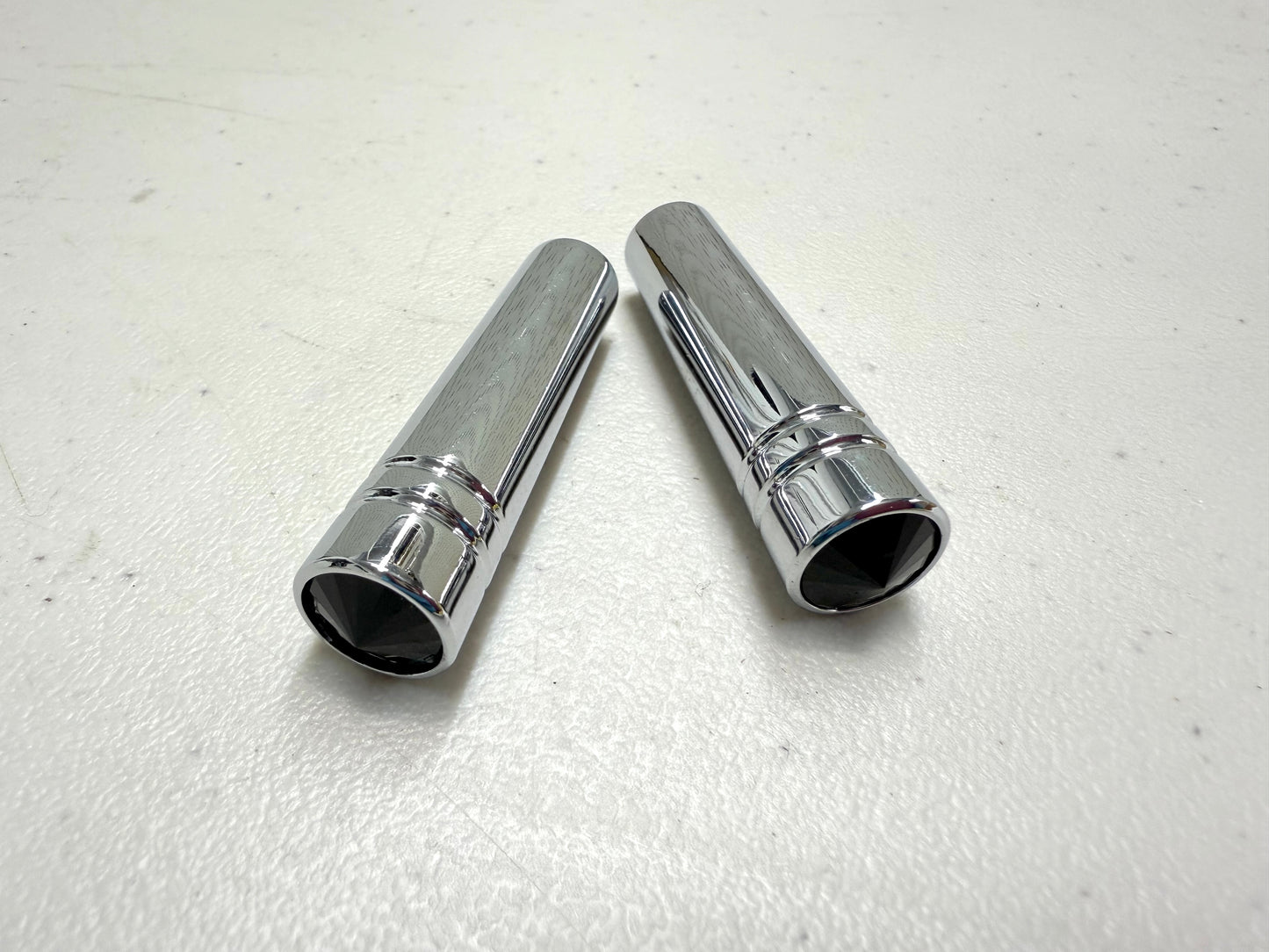 CHROME TOGGLE SWITCH EXTENSION SHORT 1PAIR (BLACK) / LOWRIDER HYDRAULICS