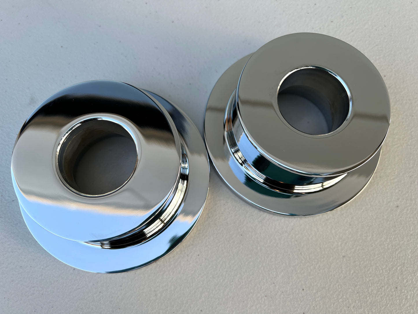 DEEP REVERSE CUPS (PAIR) / CHROME FINISH
