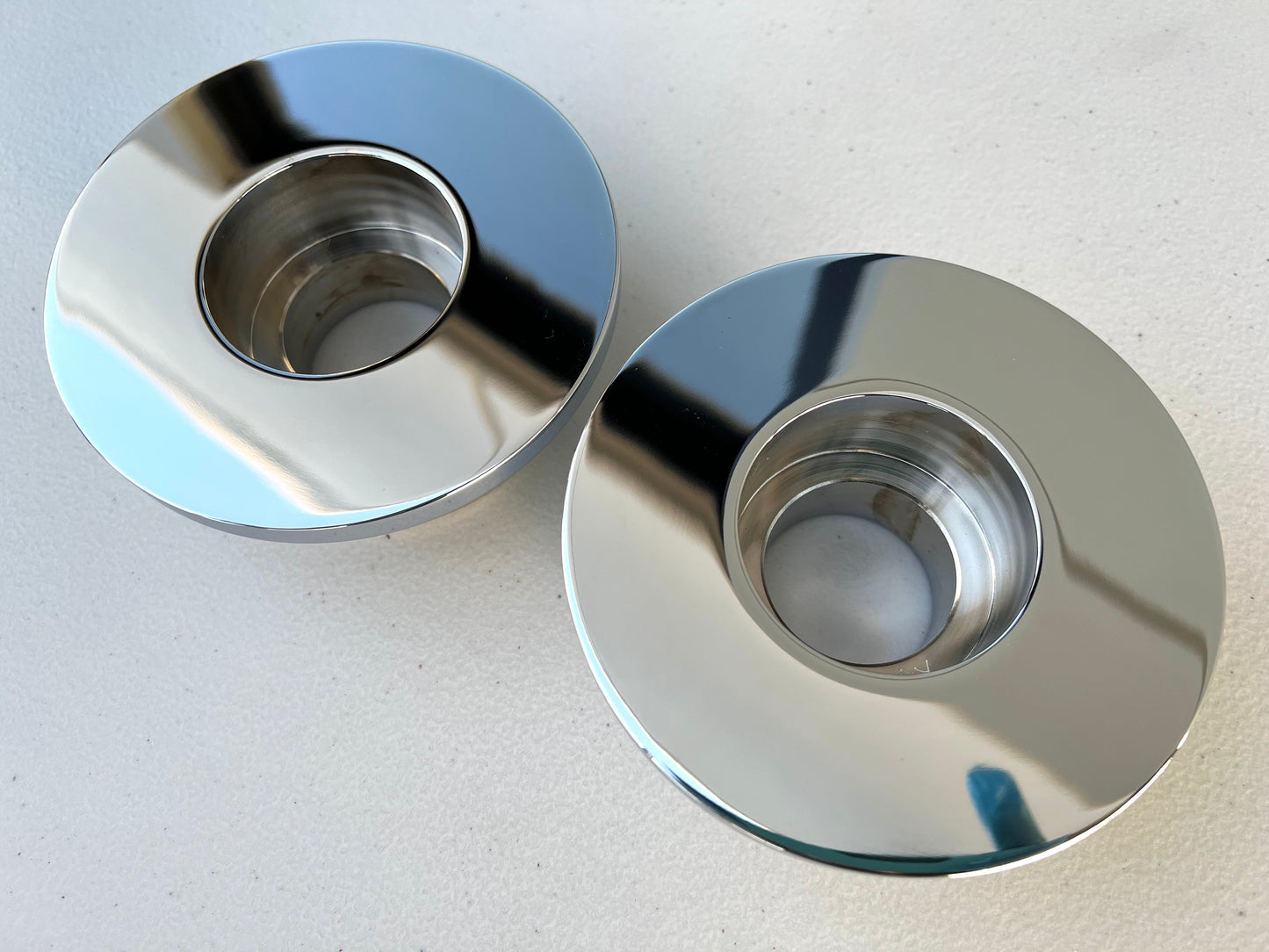 DEEP REVERSE CUPS (PAIR) / CHROME FINISH