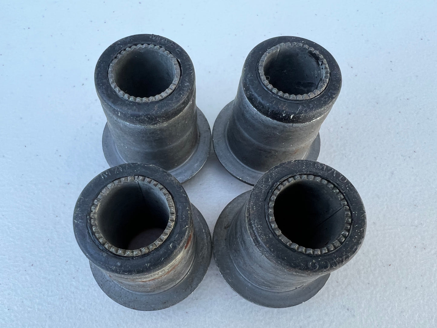 PREMIUM HEAVY DUTY LOWER A ARM BUSHINGS 4PC / 1955-1964 GM FULL SIZE CHEVY IMPALA BELAIR BISCAYNE
