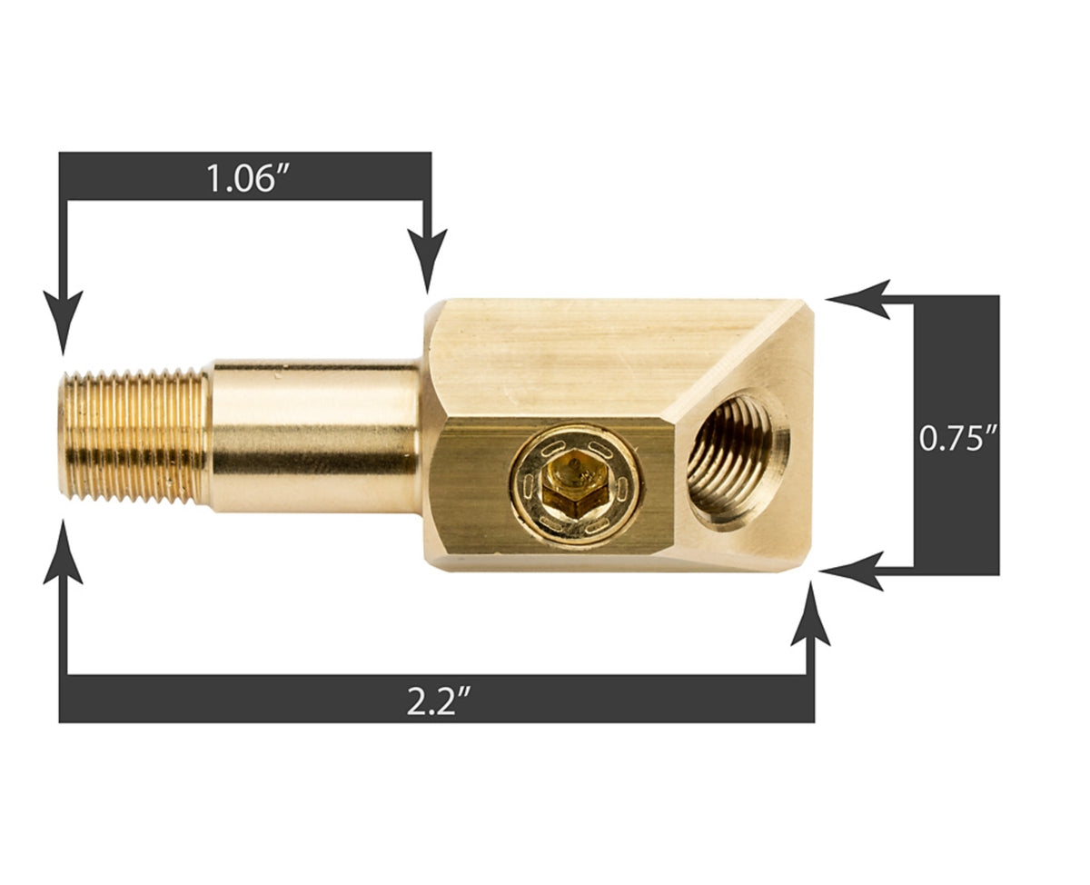 Dakota Digital Small Block Chevy Oil Pressure Adaptor 130070