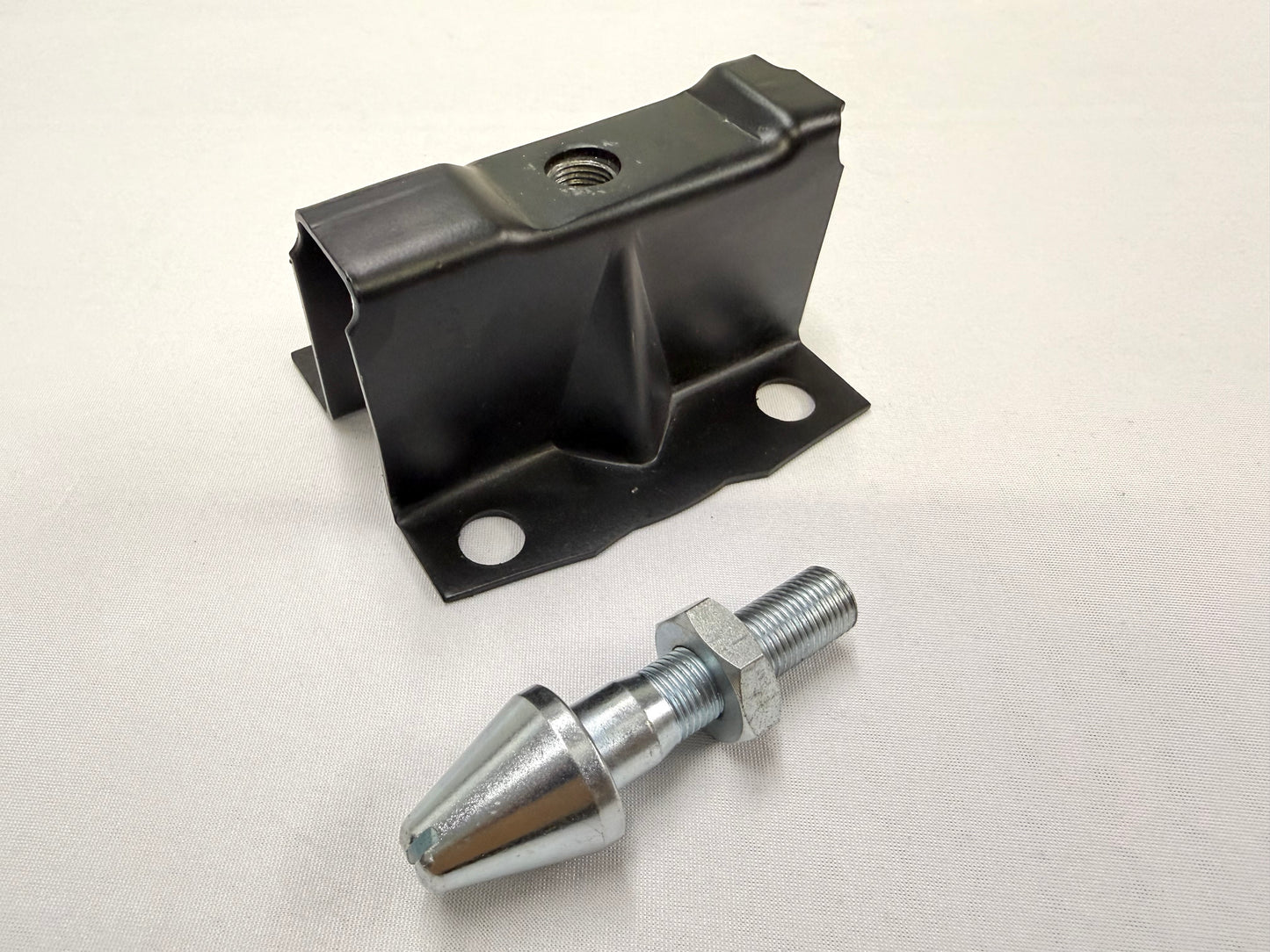 1964 CHEVROLET CHEVY IMPALA BEL AIR BISCAYNE CHEVELLE MALIBU EL CAMINO HOOD LATCH STRIKER CATCH ASSEMBLY with PILOT BOLT [NEW]