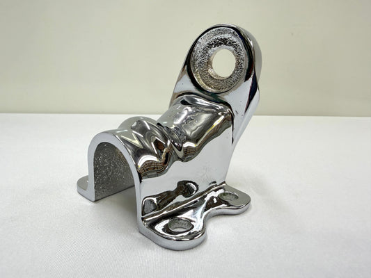 [ORIGINAL OEM RESTORED] 1958-64 IMPALA BEL AIR BISCAYNE EL CAMINO FACTORY POWER STEERING SLAVE CYLINDER MOUNTING BRACKET 1PC / SHOW CHROME FINISH