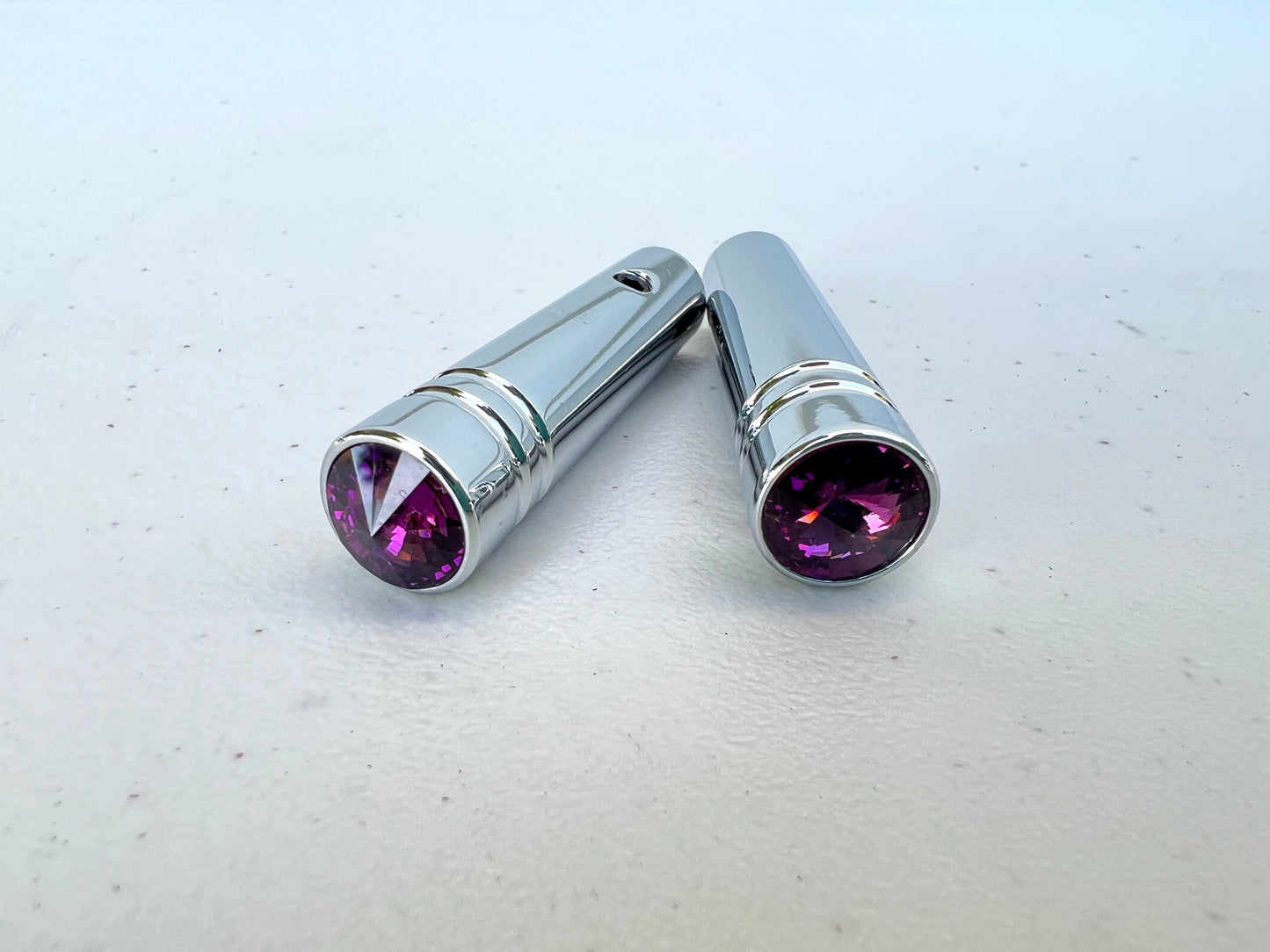 CHROME TOGGLE SWITCH EXTENSION SHORT 2PC / 1PAIR (PURPLE)