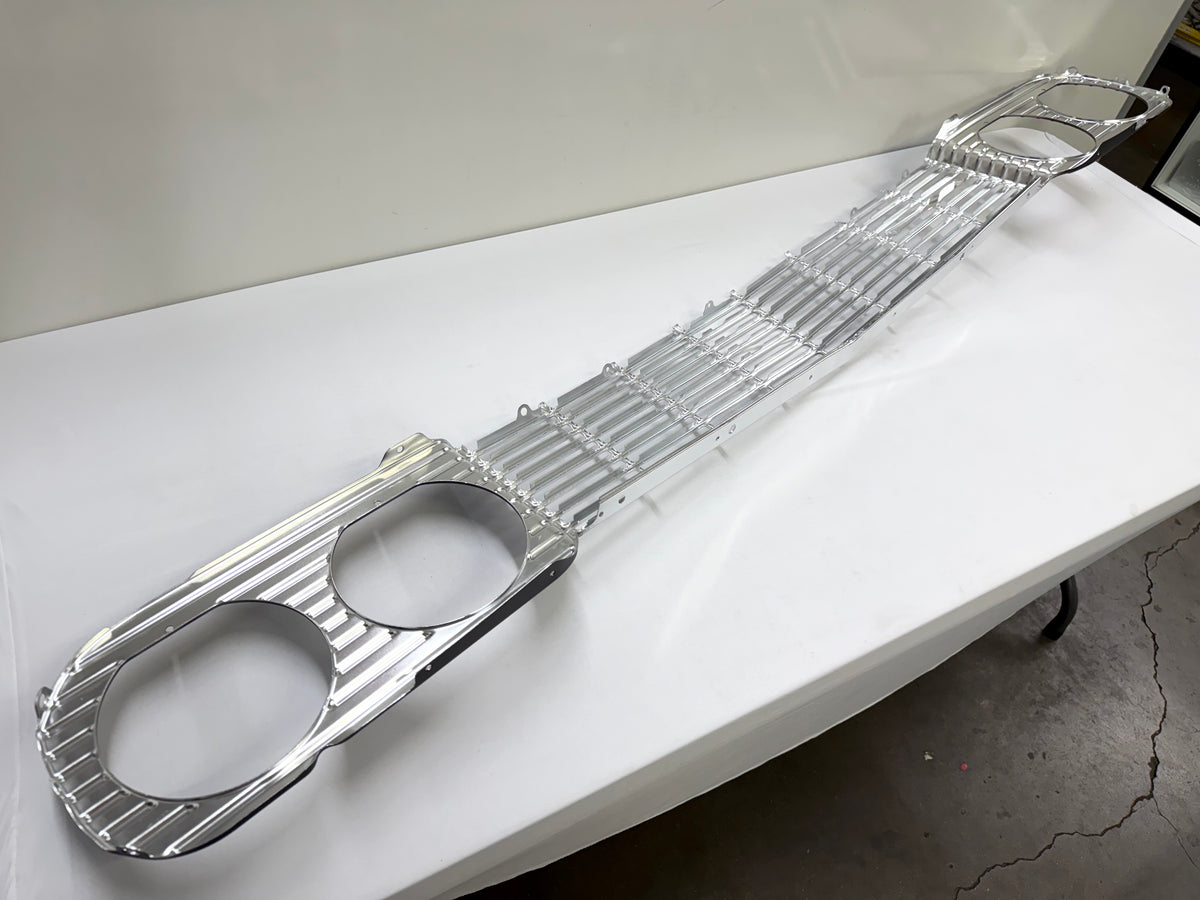 1964 CHEVY IMPALA BEL AIR BISCAYNE / FULL SIZE FRONT GRILL (GRILLE) 1PC / GM LICENSED [NEW]