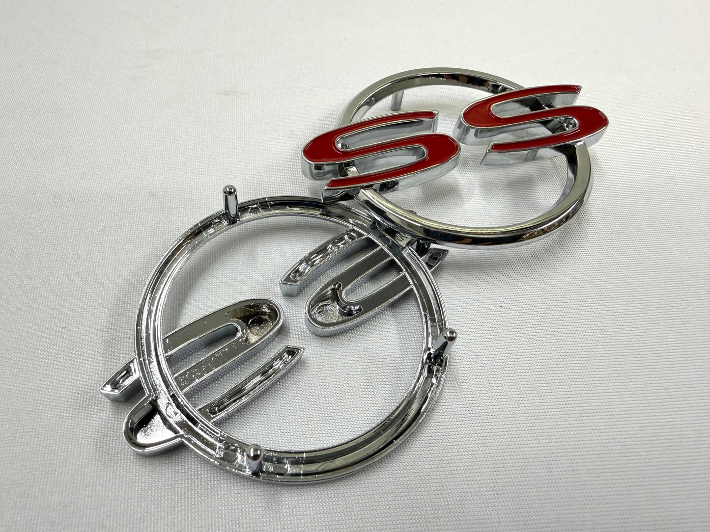 1964 CHEVROLET CHEVY IMPALA SS SUPER SPORT REAR QUARTER PANEL BODY EMBLEMS 1PAIR [NEW]