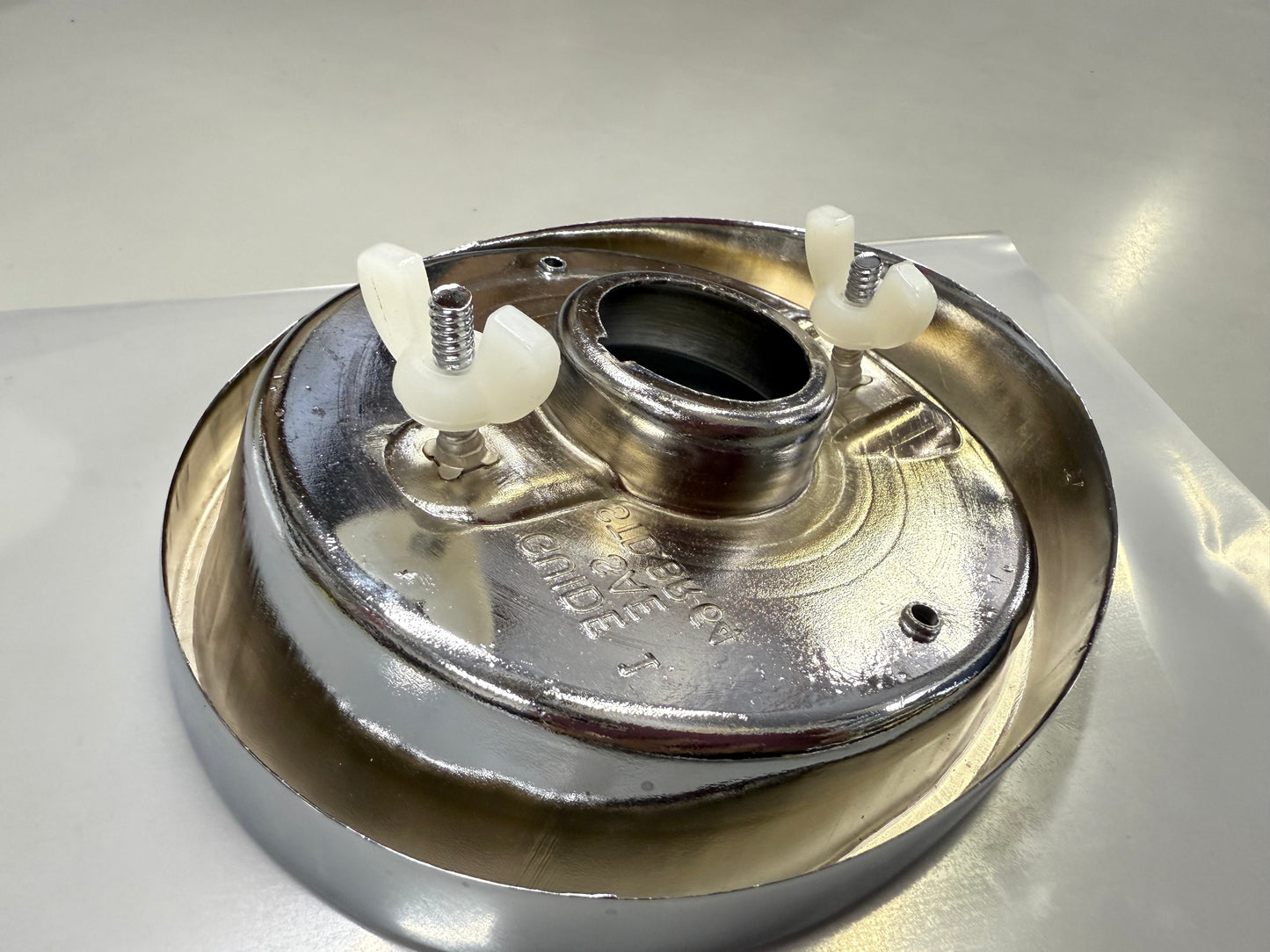 1964 CHEVY IMPALA BEL AIR BISCAYNE COMPLETE TAIL LAMP BASE SET (TAILLAMP BEZEL TAIL LIGHT HOUSING SET) 6PC / IMPORT CHROME [NEW]