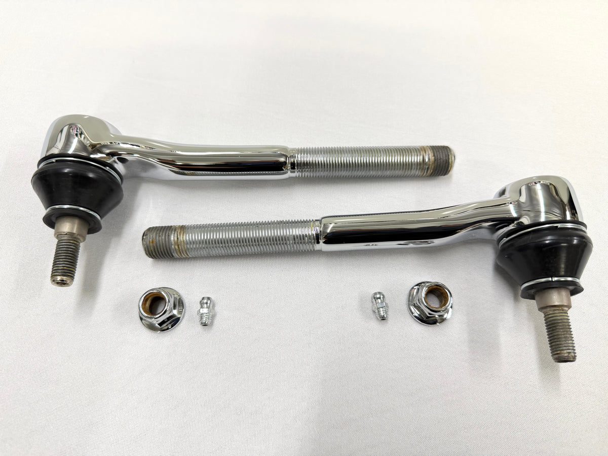 1965-68 GM FULL SIZE CHEVY IMPALA BELAIR BISCAYNE / 1966-1968 CAPRICE / 1965-1970 C10 TRUCK INNER TIE ROD ENDS 1PAIR [NEW] / TRIPLE CHROME PLATED