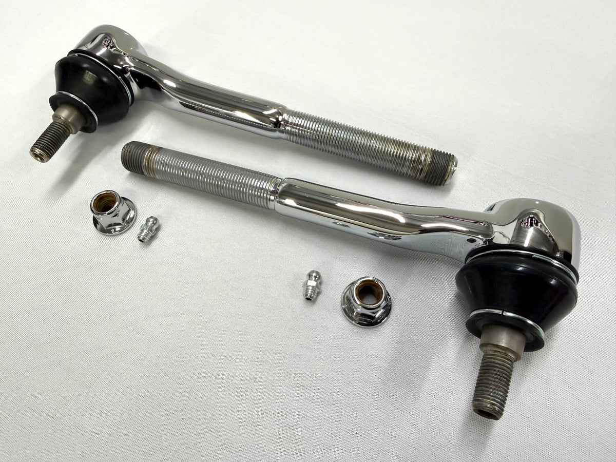 1965-68 GM FULL SIZE CHEVY IMPALA BELAIR BISCAYNE / 1966-1968 CAPRICE / 1965-1970 C10 TRUCK INNER TIE ROD ENDS 1PAIR [NEW] / TRIPLE CHROME PLATED