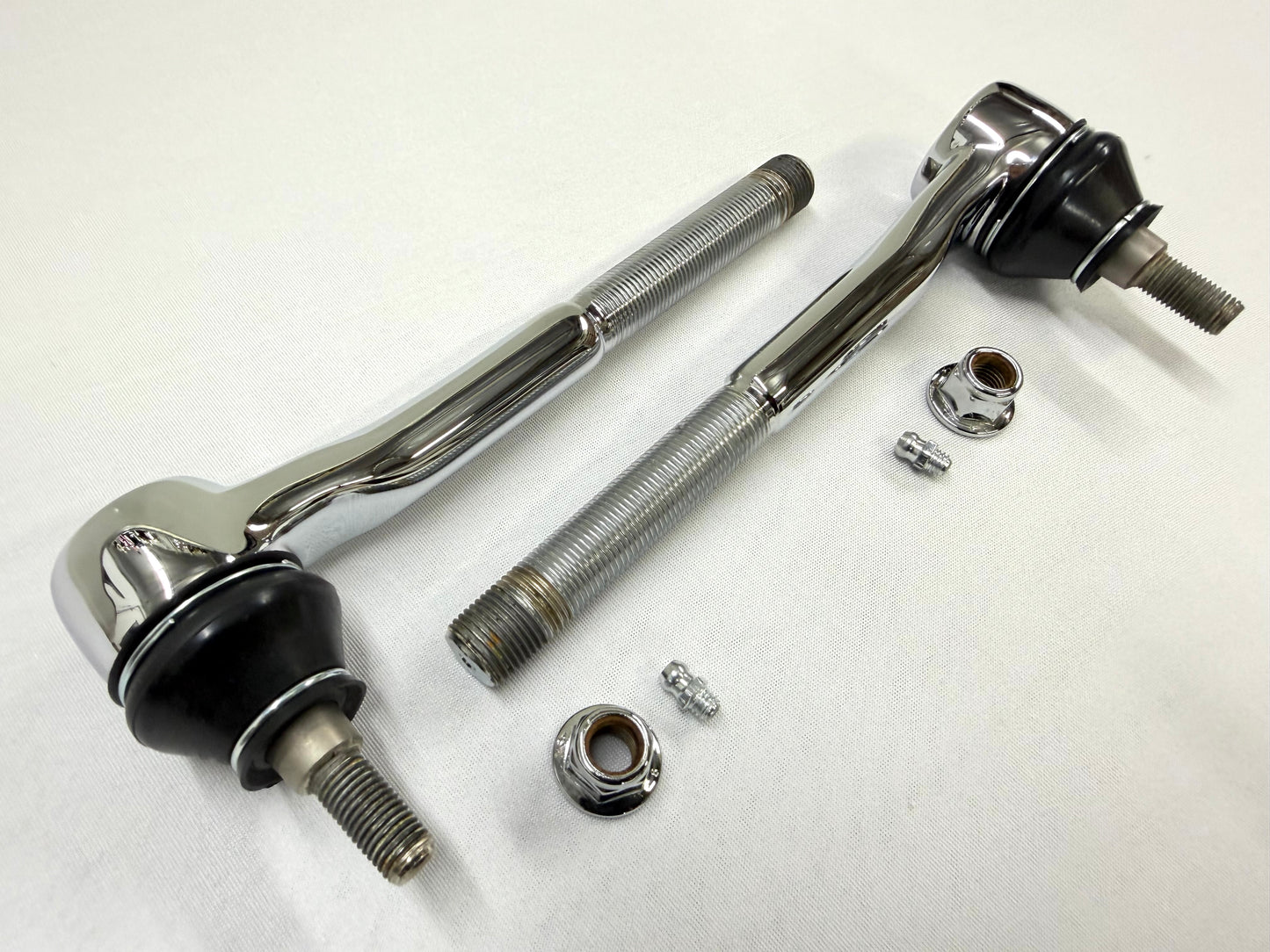 1965-68 GM FULL SIZE CHEVY IMPALA BELAIR BISCAYNE / 1966-1968 CAPRICE / 1965-1970 C10 TRUCK INNER TIE ROD ENDS 1PAIR [NEW] / TRIPLE CHROME PLATED