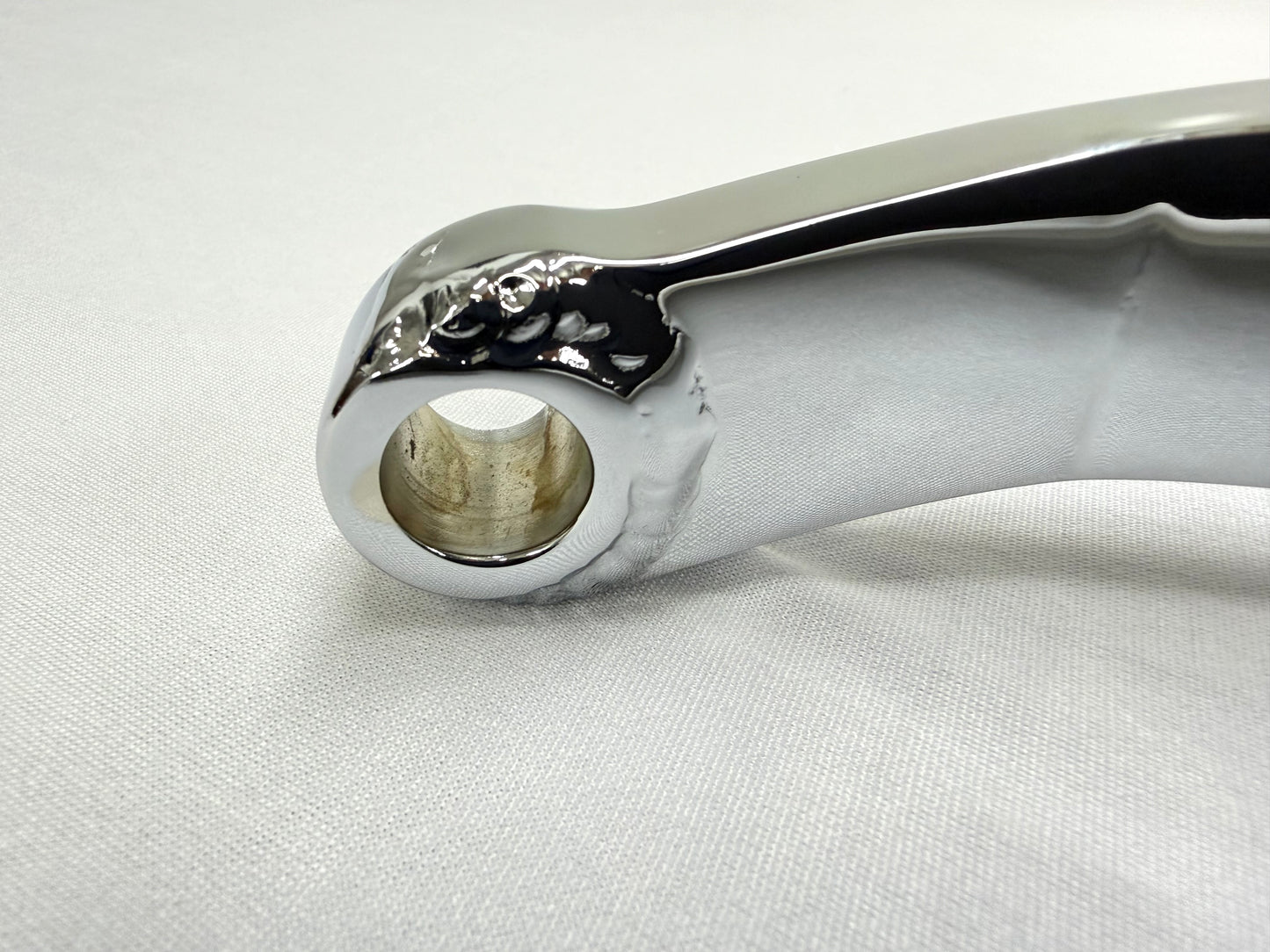 1965-70 GM FULL SIZE CHEVY IMPALA BELAIR BISCAYNE CAPRICE POWER STEERING PITMAN ARM 1PC [NEW][TRIPLE CHROME PLATED]