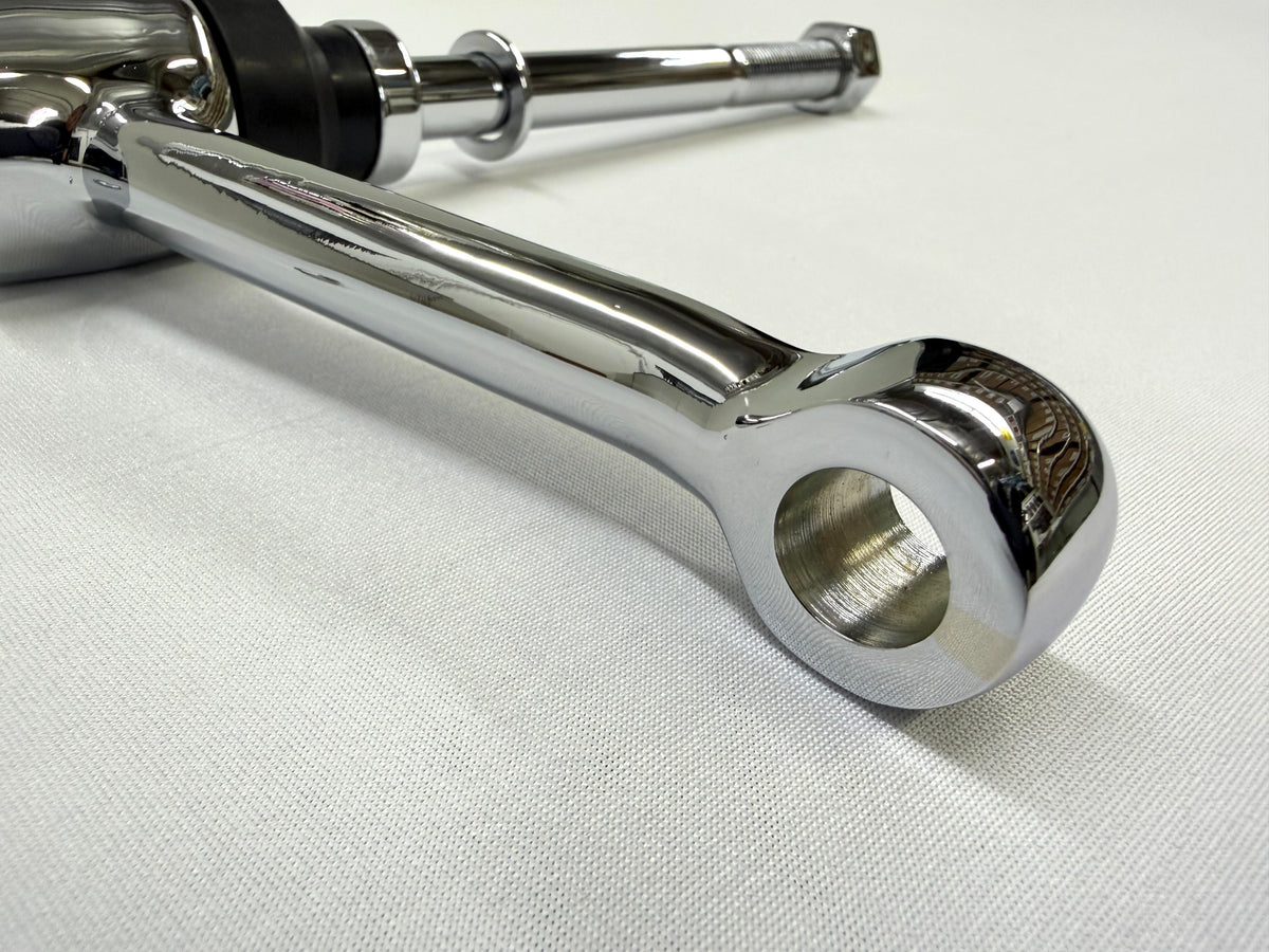 1965-66 GM FULL SIZE CHEVY IMPALA BELAIR BISCAYNE / 1966 CAPRICE IDLER ARM 1PC [NEW] / TRIPLE CHROME PLATED