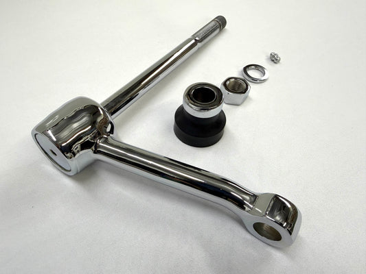 1965-66 GM FULL SIZE CHEVY IMPALA BELAIR BISCAYNE / 1966 CAPRICE IDLER ARM 1PC [NEW] / TRIPLE CHROME PLATED