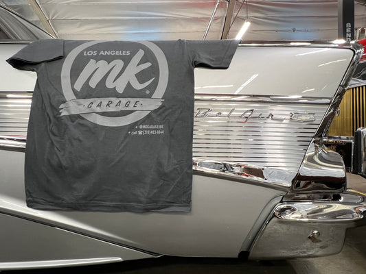 MKG CLASSIC LOGO Short Sleeve Tshirt T shirt [GRAPHITE/S-4XL] - Designed by OG.Slick (MK GARAGE x OG SLICK)