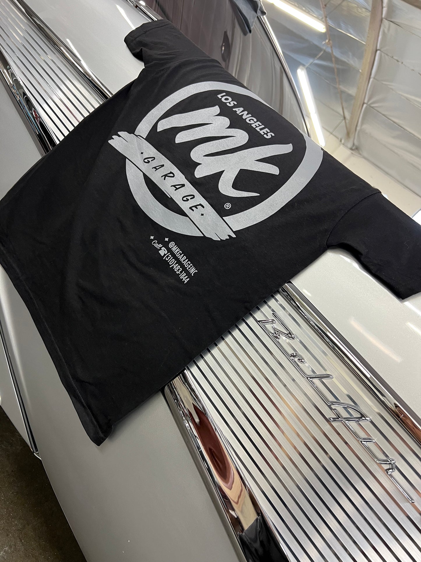 MKG CLASSIC LOGO Short Sleeve Tshirt T shirt [BLACK/S-4XL] - Designed by OG.Slick (MK GARAGE x OG SLICK)