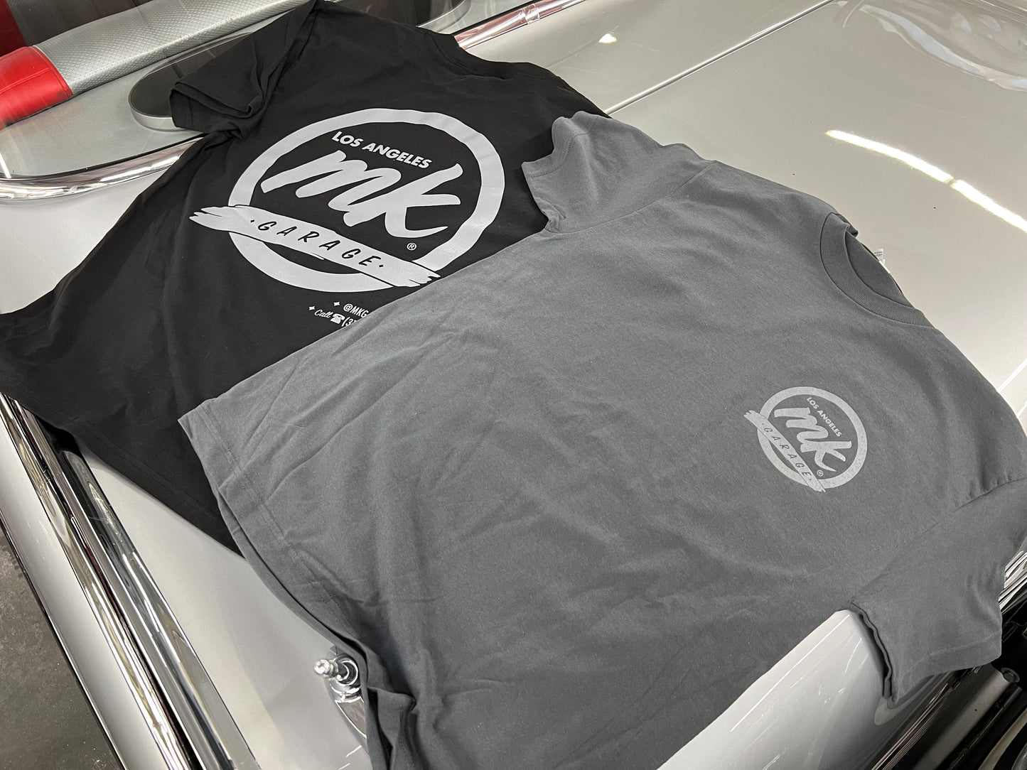 MKG CLASSIC LOGO Short Sleeve Tshirt T shirt [BLACK/S-4XL] - Designed by OG.Slick (MK GARAGE x OG SLICK)