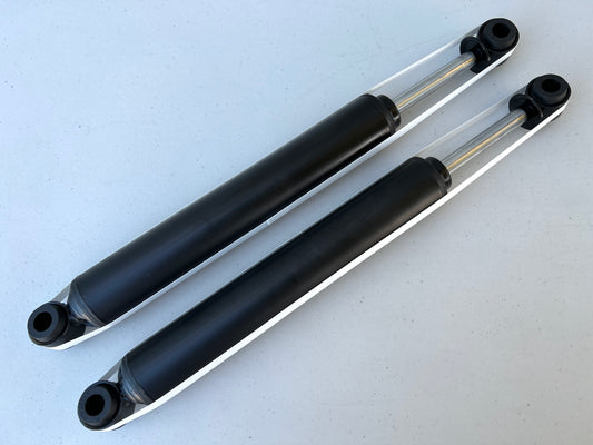 1958-1964 CHEVY IMPALA HEAVY DUTY EXTEND REAR SHOCK ABSORBERS PAIR / BLACK