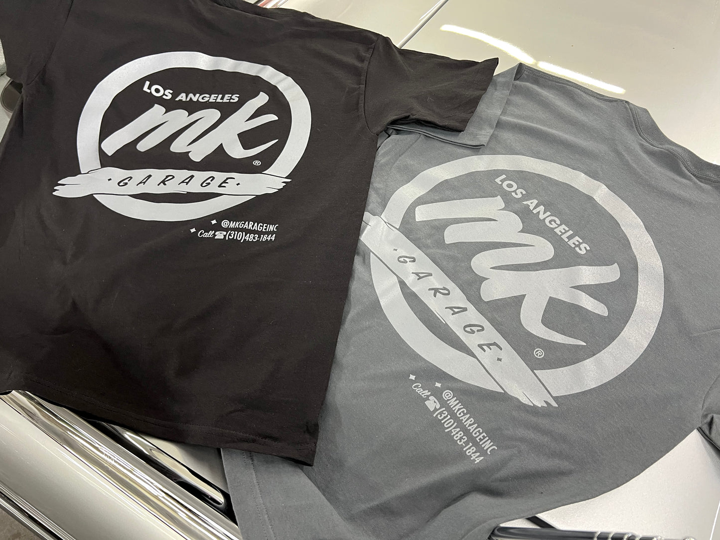 MKG CLASSIC LOGO Short Sleeve Tshirt T shirt [BLACK/S-4XL] - Designed by OG.Slick (MK GARAGE x OG SLICK)