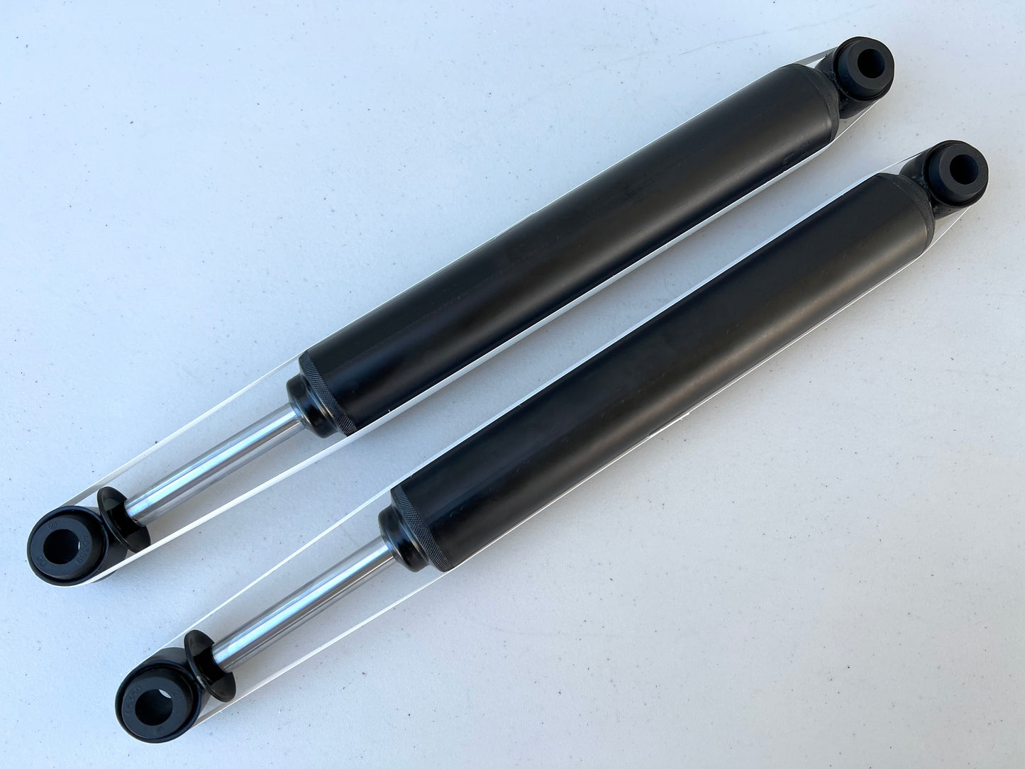 1958-1964 CHEVY IMPALA HEAVY DUTY EXTEND REAR SHOCK ABSORBERS PAIR / BLACK