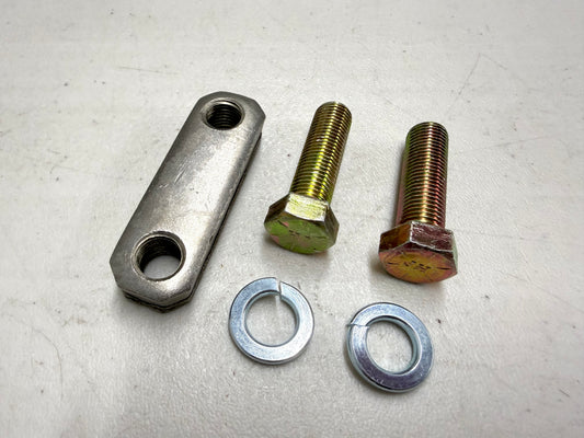 1958-1964 CHEVY IMPALA BEL AIR BISCAYNE EL CAMINO / 1963-1982 CORVETTE LOWER CONTROL A-ARM PLATE SET WITH SCREWS AND WASHERS