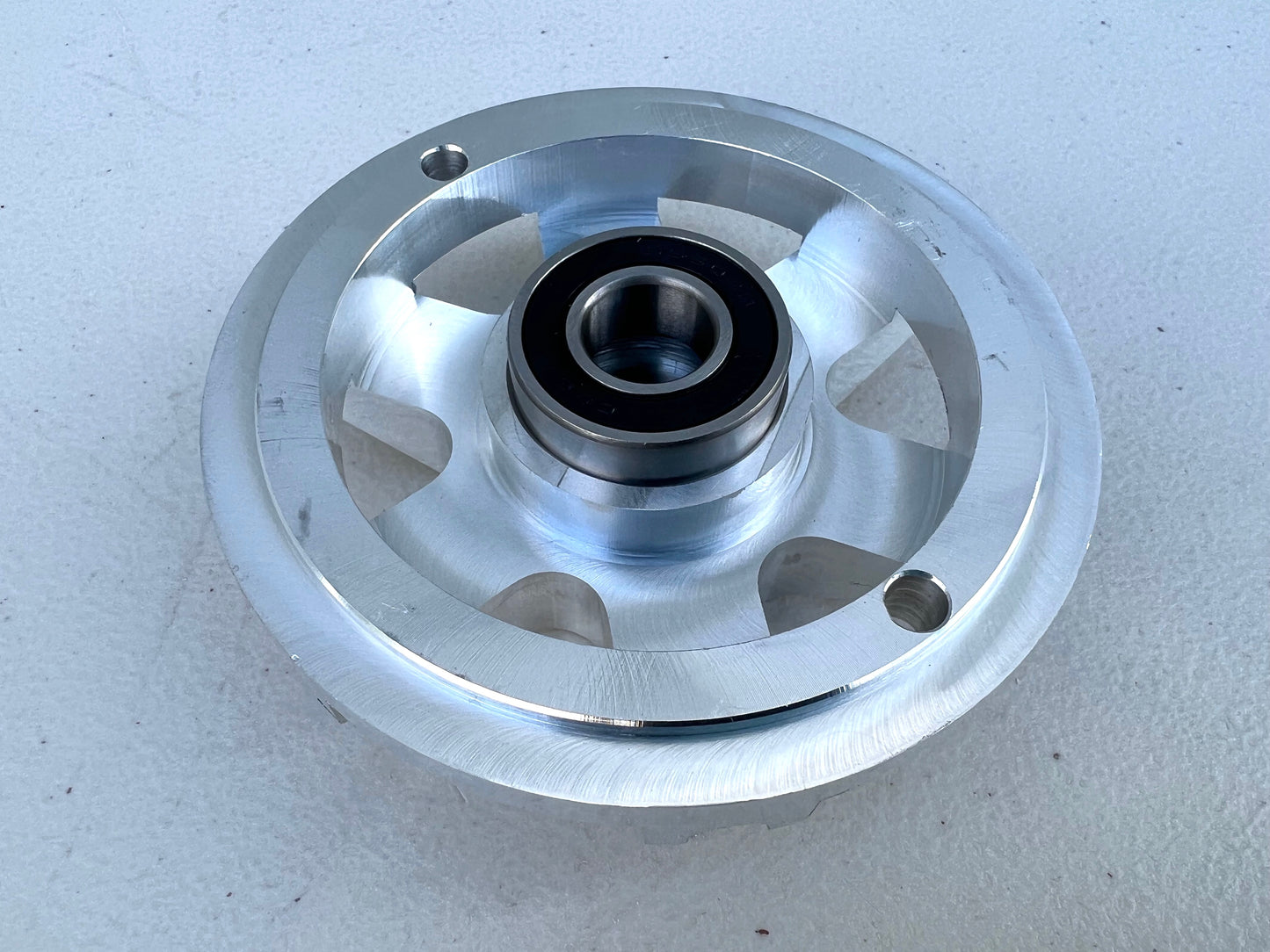 STILLMAN STYLE BILLET ALUMINIUM MOTOR END CAP WITH BEARING / RAW