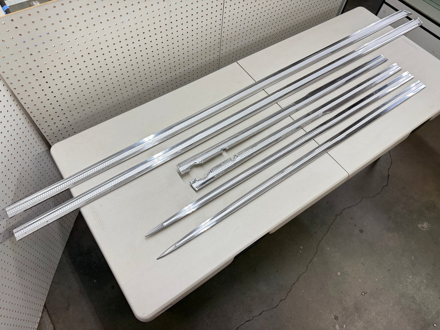 1962 CHEVY IMPALA / FULL SIZE 2 DOOR SS Super Sport BODY SIDE MOLDING SET 6PC [NEW][POLISHED]