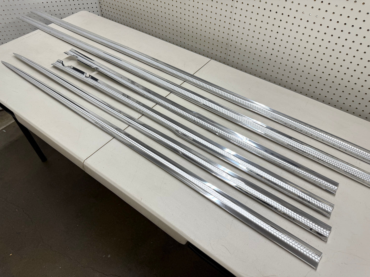 1962 CHEVY IMPALA / FULL SIZE 2 DOOR SS Super Sport BODY SIDE MOLDING SET 6PC [NEW][POLISHED]