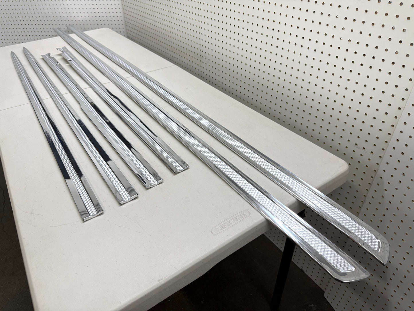 1962 CHEVY IMPALA / FULL SIZE 2 DOOR SS Super Sport BODY SIDE MOLDING SET 6PC [NEW][POLISHED]