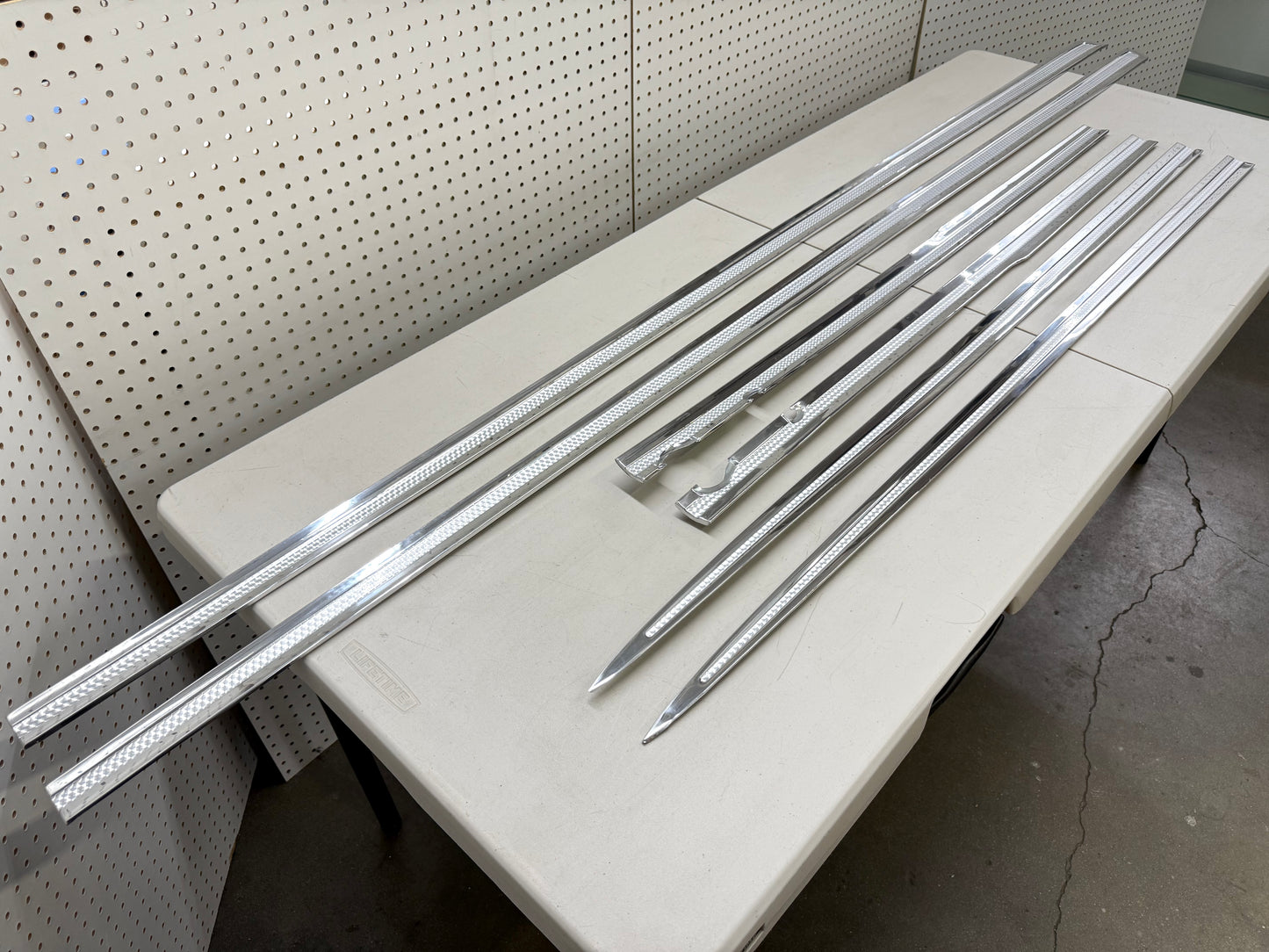 1962 CHEVY IMPALA / FULL SIZE 2 DOOR SS Super Sport BODY SIDE MOLDING SET 6PC [NEW][POLISHED]