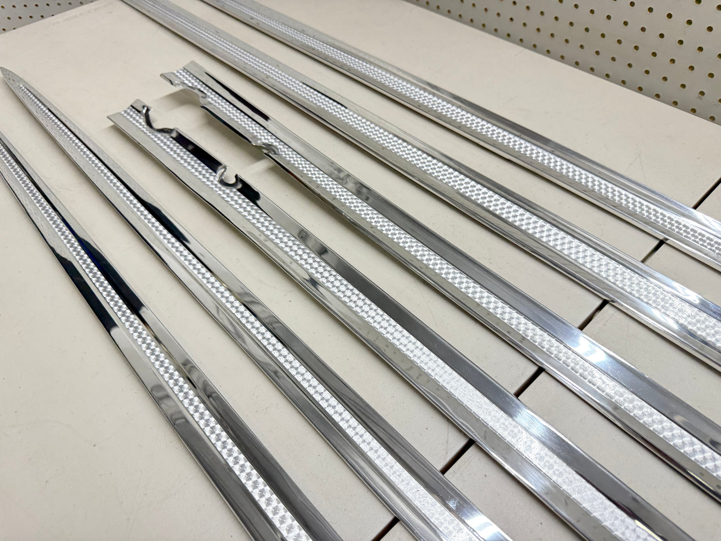 1962 CHEVY IMPALA / FULL SIZE 2 DOOR SS Super Sport BODY SIDE MOLDING SET 6PC [NEW][POLISHED]