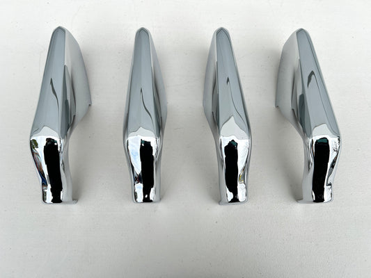 1961 CHEVY IMPALA / FULL SIZE REAR BUMPER GUARDS 4PC / CHROME FINISH [ORIGINAL OEM RESTORED]