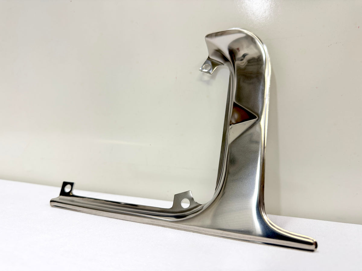 1961 CHEVROLET CHEVY IMPALA BEL AIR BISCAYNE GAS DOOR GUARD 1PC / STAINLESS STEEL [NEW]