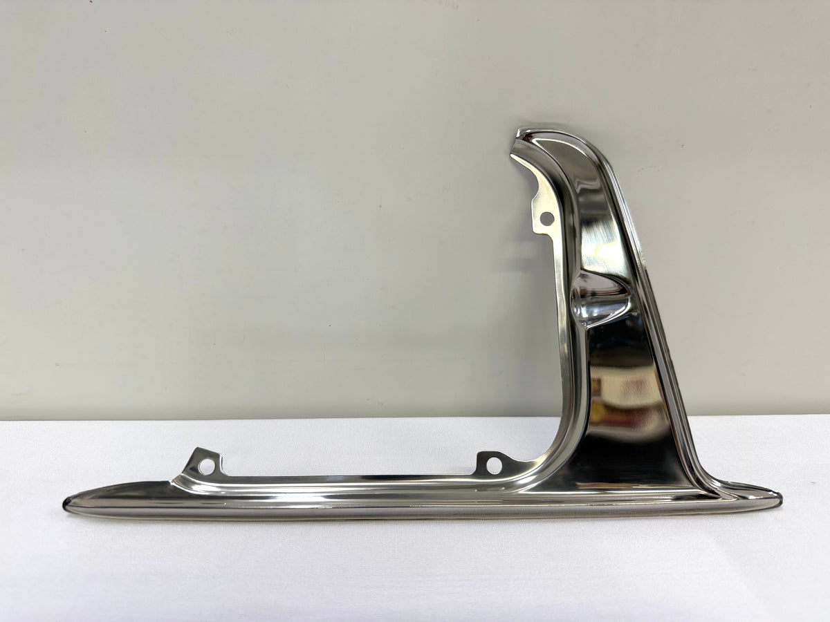 1962-1963 CHEVROLET CHEVY IMPALA BEL AIR BISCAYNE GAS DOOR GUARD 1PC / STAINLESS STEEL [NEW]