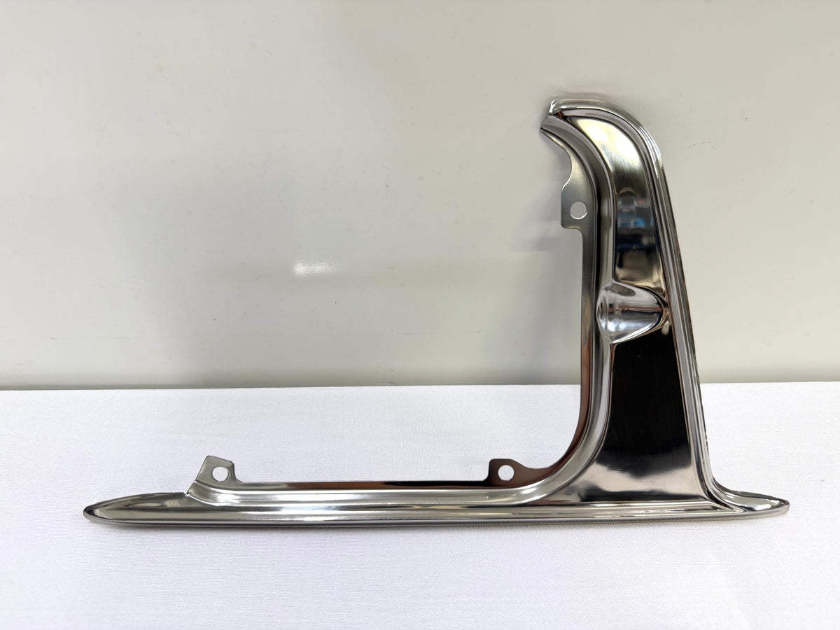1962-1963 CHEVROLET CHEVY IMPALA BEL AIR BISCAYNE GAS DOOR GUARD 1PC / STAINLESS STEEL [NEW]