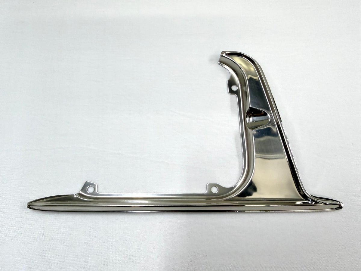 1962-1963 CHEVROLET CHEVY IMPALA BEL AIR BISCAYNE GAS DOOR GUARD 1PC / STAINLESS STEEL [NEW]
