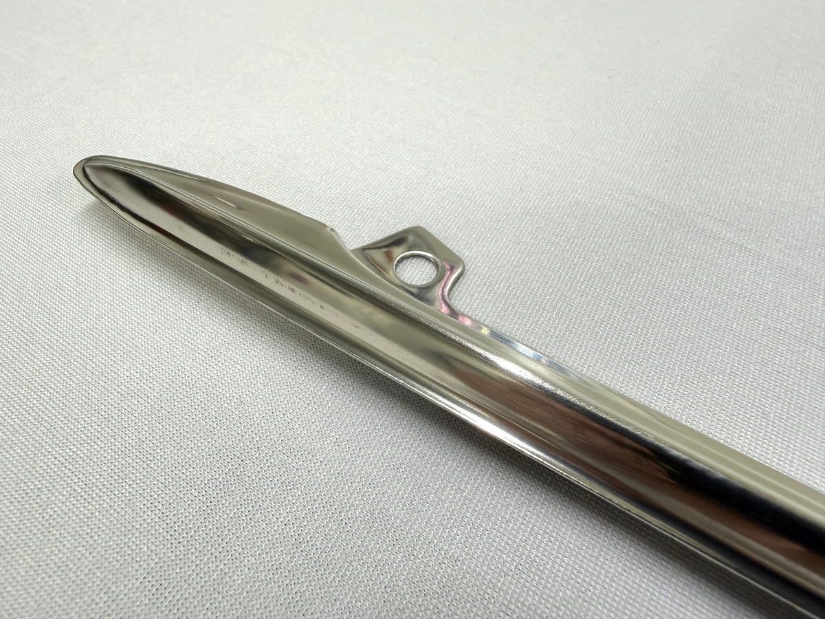 1962-1963 CHEVROLET CHEVY IMPALA BEL AIR BISCAYNE GAS DOOR GUARD 1PC / STAINLESS STEEL [NEW]