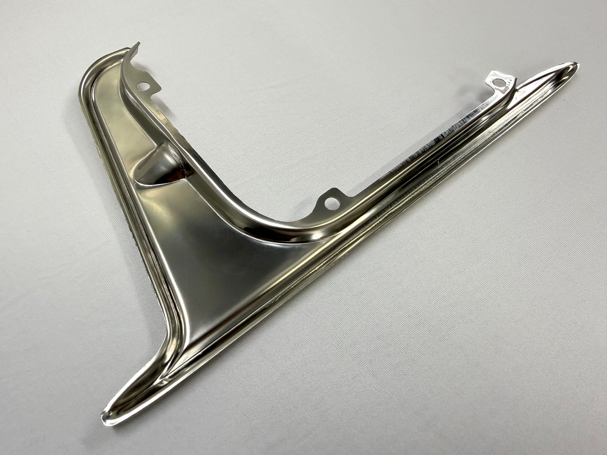 1962-1963 CHEVROLET CHEVY IMPALA BEL AIR BISCAYNE GAS DOOR GUARD 1PC / STAINLESS STEEL [NEW]