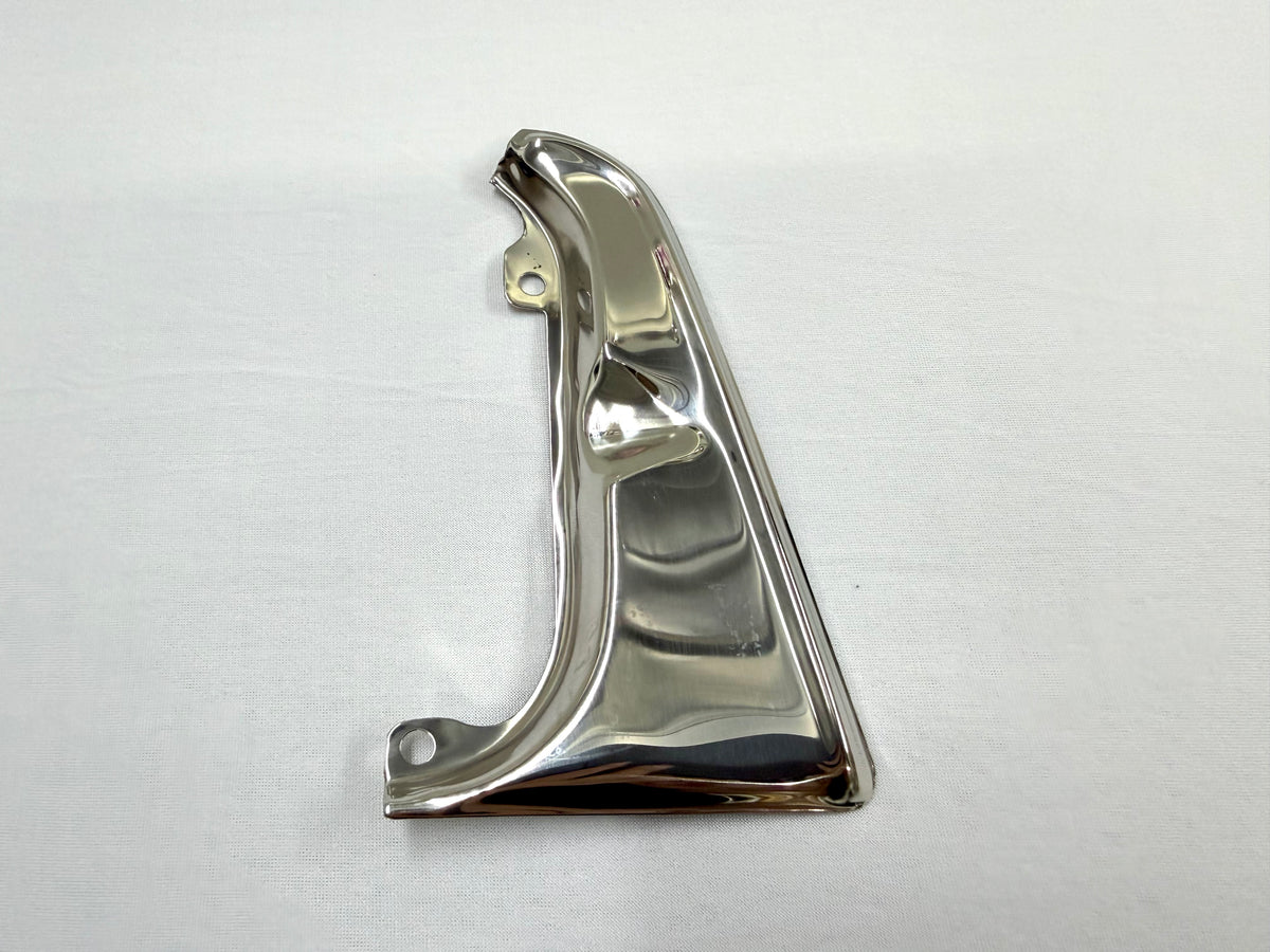 1964 CHEVROLET CHEVY IMPALA BEL AIR BISCAYNE STANDARD (NON SS) GAS DOOR GUARD 1PC / STAINLESS STEEL [NEW]
