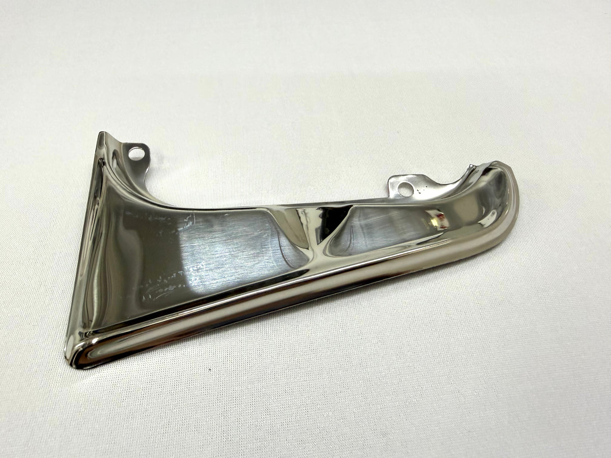 1964 CHEVROLET CHEVY IMPALA BEL AIR BISCAYNE STANDARD (NON SS) GAS DOOR GUARD 1PC / STAINLESS STEEL [NEW]