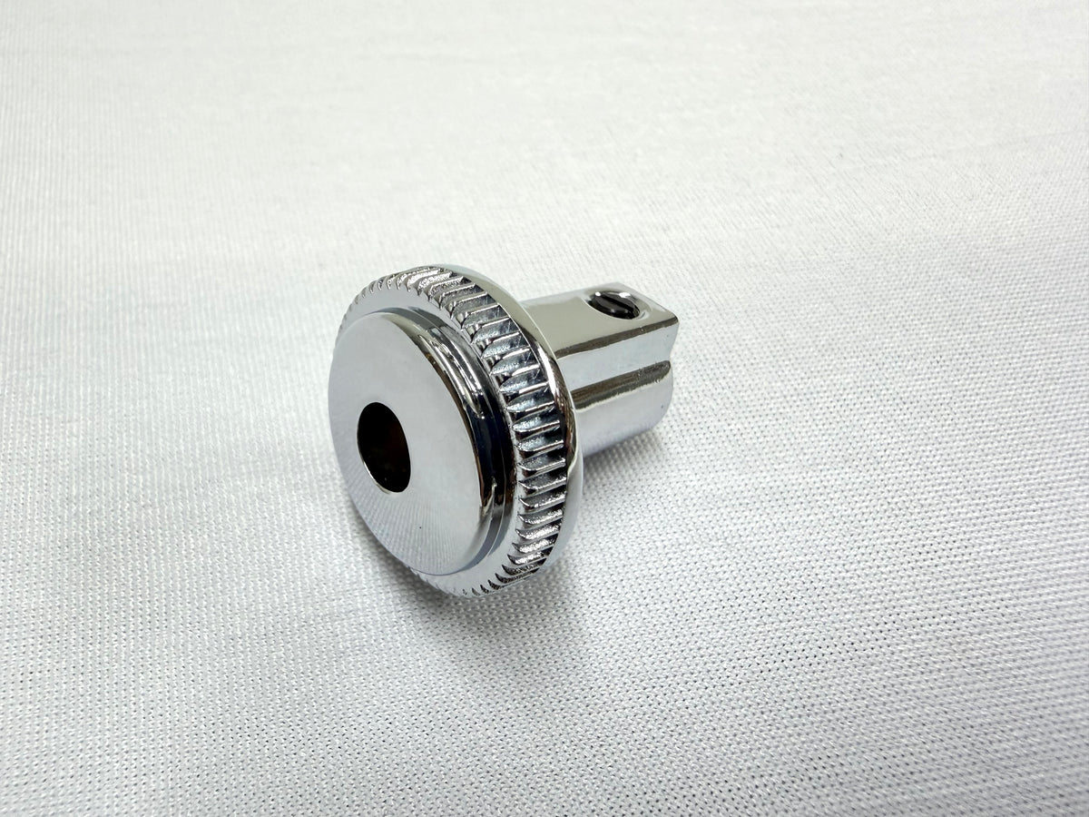 1964 CHEVROLET CHEVY IMPALA BEL AIR BISCAYNE CHEVELLE DASH WINDSHIELD WIPER SWITCH KNOB FOR 2 SPEED WIPERS W/ WASHER [NEW] / IMPORT CHROME