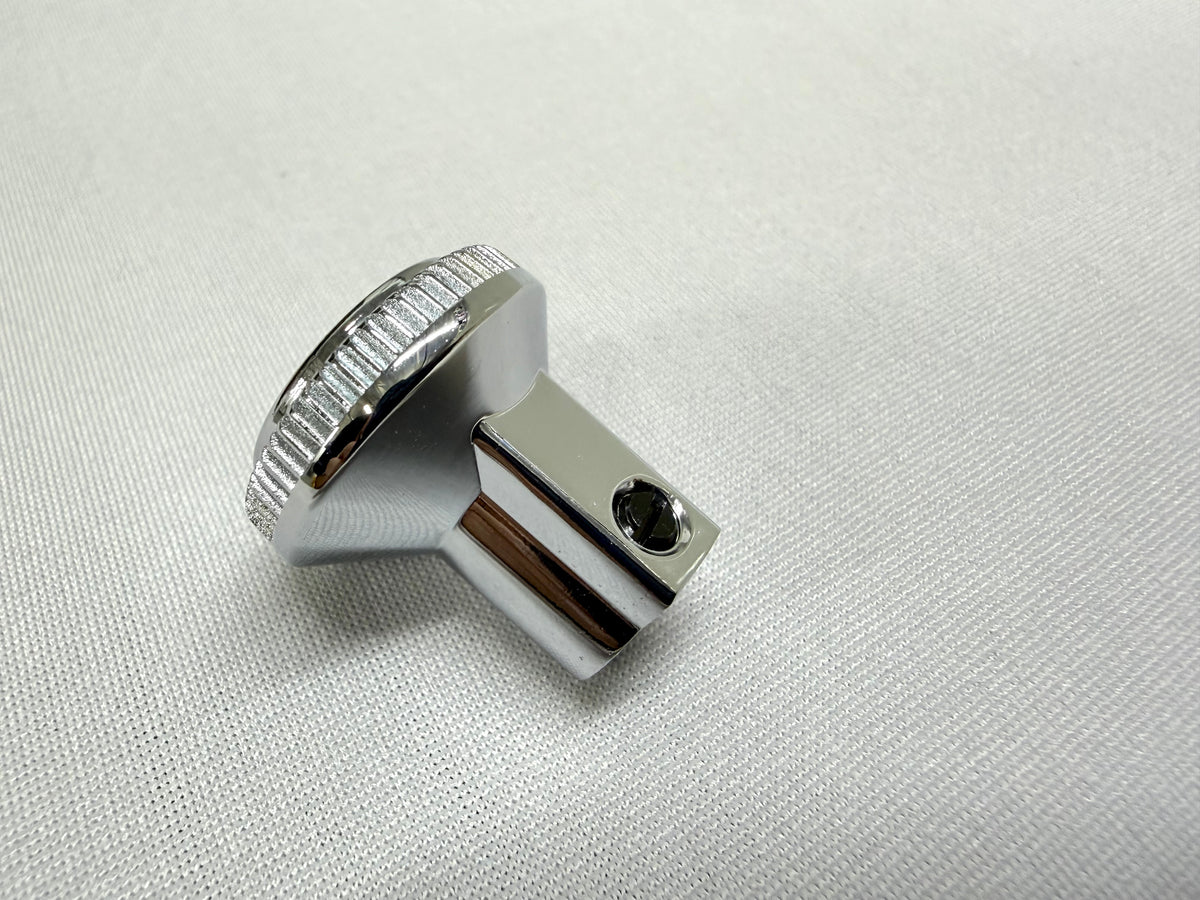 1964 CHEVROLET CHEVY IMPALA BEL AIR BISCAYNE CHEVELLE DASH WINDSHIELD WIPER SWITCH KNOB FOR 2 SPEED WIPERS W/ WASHER [NEW] / IMPORT CHROME
