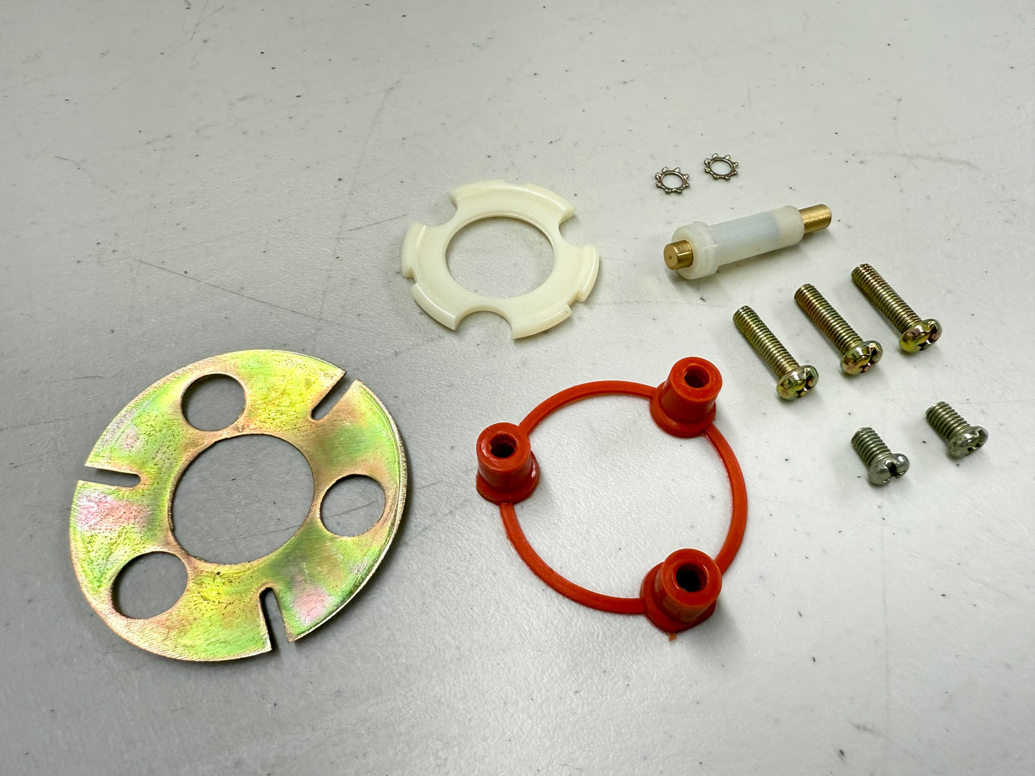 1955-1957 TRI5 CHEVY BEL AIR / 1958-1960 , 1962-1966 CHEVROLET CHEVY IMPALA BEL AIR BISCAYNE STEERING WHEEL HORN CONTACT KIT [NEW]