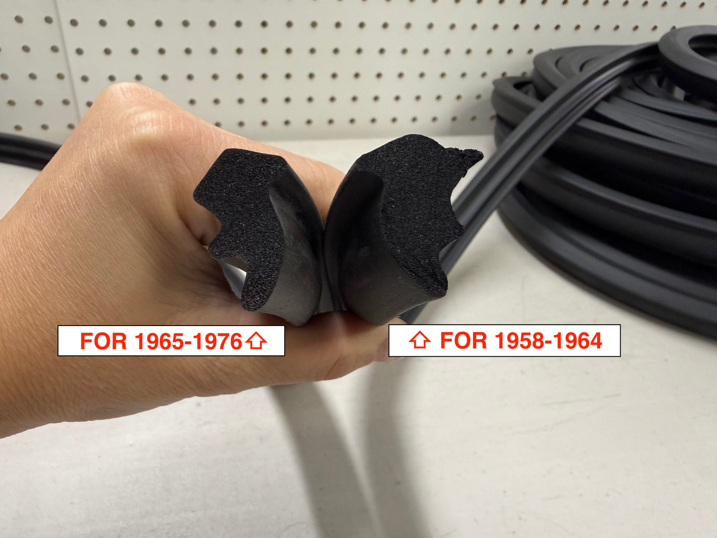 1958-1964 CHEVROLET IMPALA BELAIR TRUNK WEATHERSTRIP RUBBER SEAL PONTIAC BUICK CADILLAC OLDSMOBILE