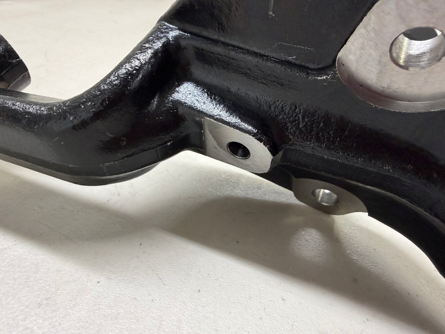 1959-64 CHEVY IMPALA BELAIR DRUM BRAKE SPINDLES (PAIR) / RAW FINISH [NEW]