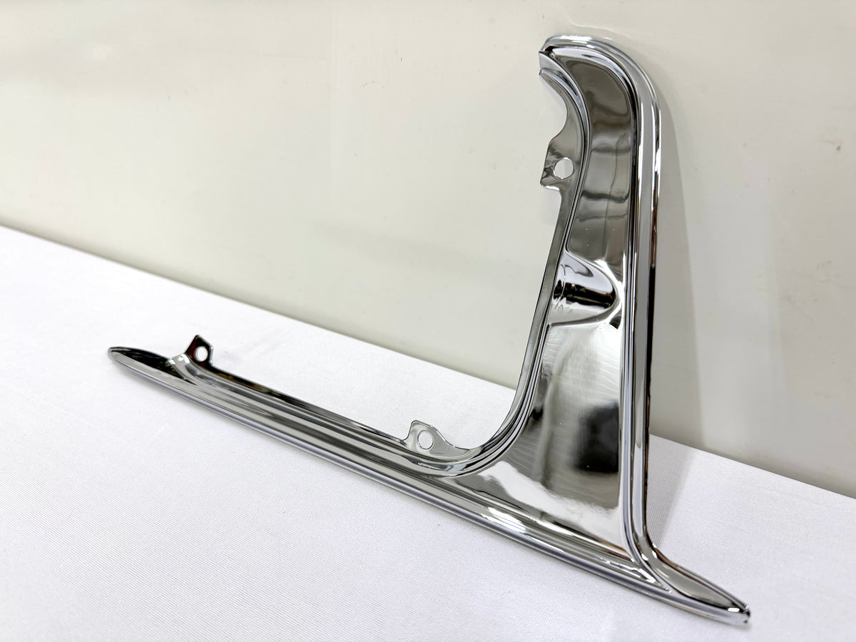 1961 CHEVROLET CHEVY IMPALA BEL AIR BISCAYNE GAS DOOR GUARD 1PC / STAINLESS STEEL [NEW][TRIPLE CHROME PLATED]