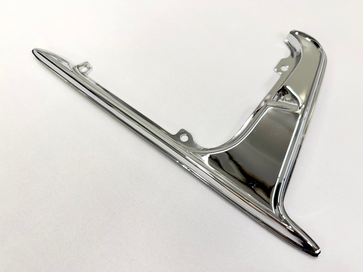 1961 CHEVROLET CHEVY IMPALA BEL AIR BISCAYNE GAS DOOR GUARD 1PC / STAINLESS STEEL [NEW][TRIPLE CHROME PLATED]